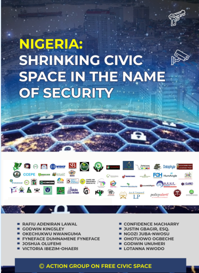 Book Cover: NIGERIA: SHRINKING CIVIC SPACE IN THE NAME OF SECURITY